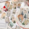 30sheets Hot Stamping Sticker Package Christmas Series Hand Account Collage For Office Cup Stationery Stickers Diary Decoration
