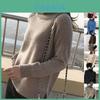 Stylish Women Sweater Turtleneck Knitting Pullovers Solid Warm Female Casual Fashion