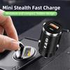 PIG1 Mini Car Charger Fast Charging USB Type C Car Phone Charger For Volkswagen VW Tiguan CC Jetta Polo Golf Passat Scirocco T-ROC