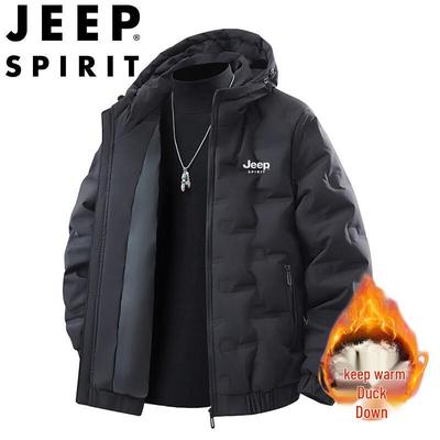 JEEP SPIRIT Men's Hooded Down Jacket
