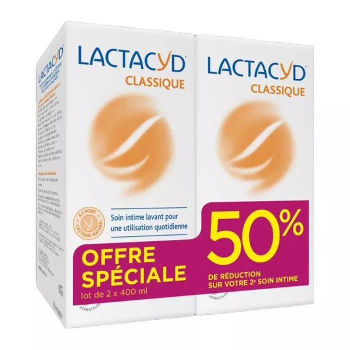 Lactacyd Soin Intime Lavant Quotidien Lot de 2 x 400ml
