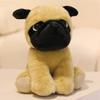 Kawaii Simulation Puppy Plush Toys Soft Cute Sitting Husky Schnauzer Bulldog Dogs Toys Funny Cartoon Pets Birthday Gift For Kids