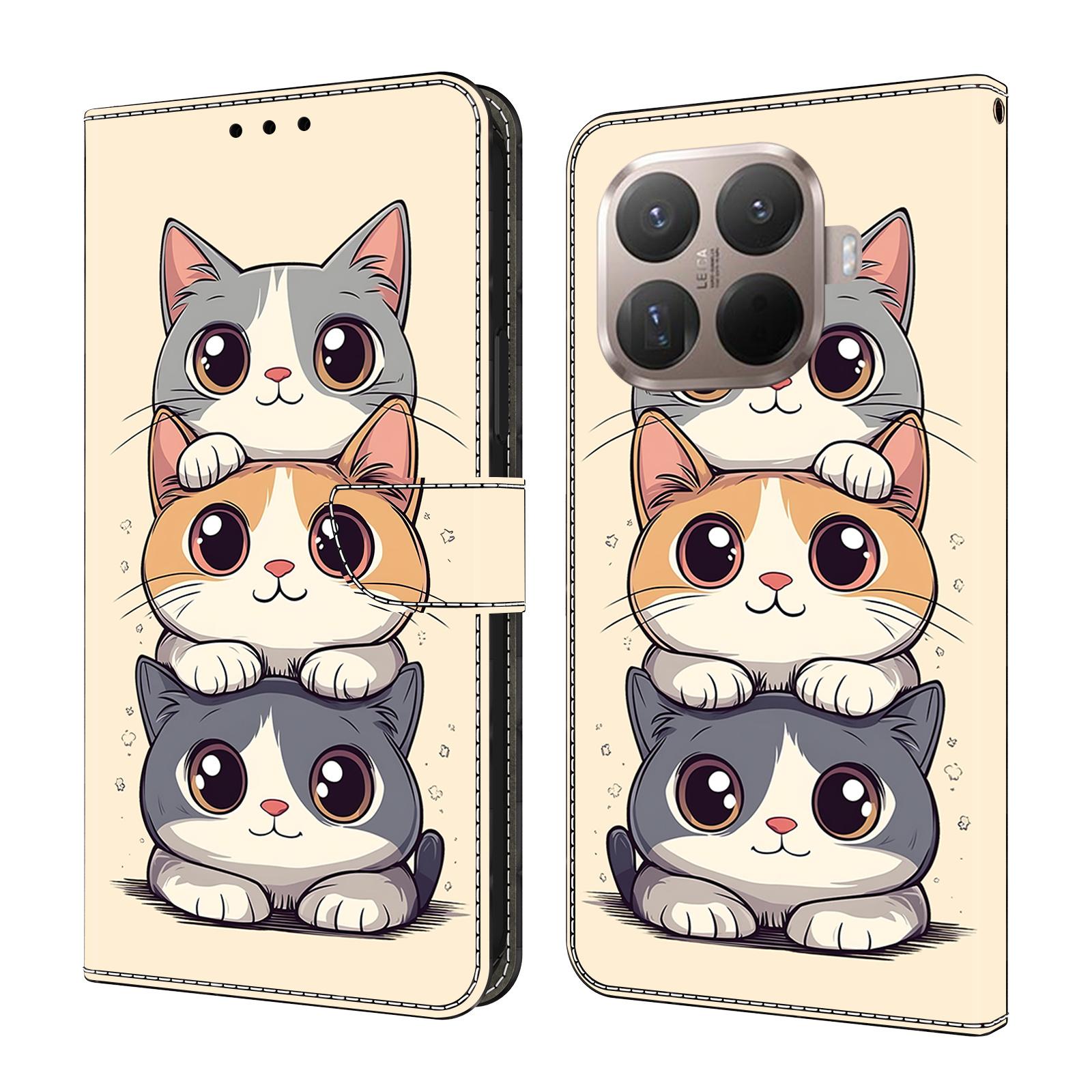 For Xiaomi 15T Pro Wallet Case Foldable Stand Pattern Printing Leather Flip Phone Cover