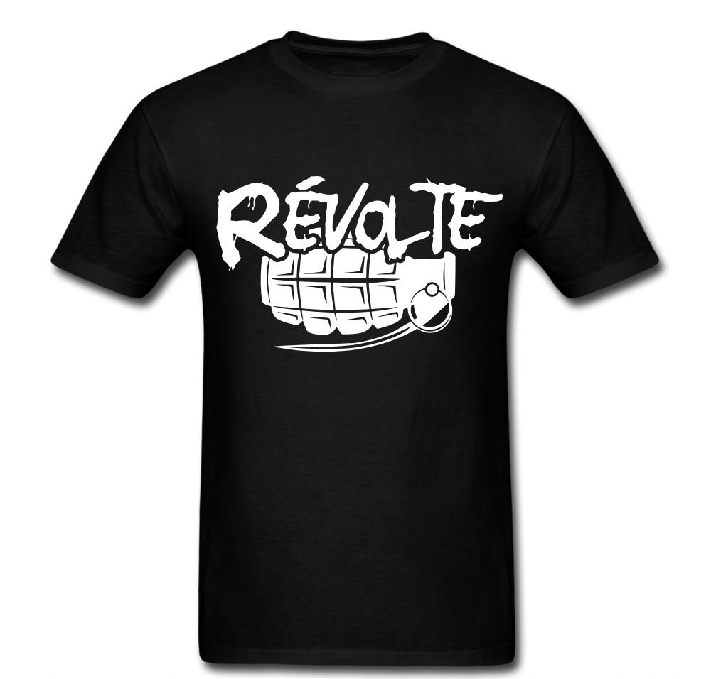 Revolte Revolt Anarchy Protest Freedom Hand Grenade T shirt tee Unisex