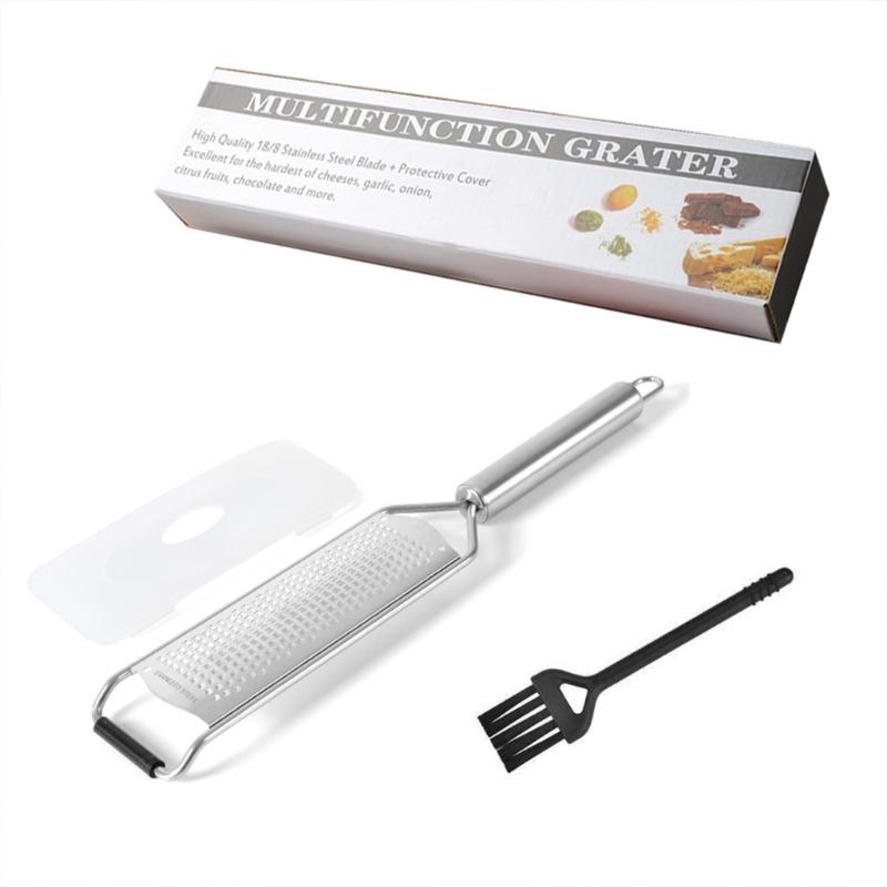 Gingers Garlic Shredders Chocolate Planer Tool Stainless Steel Tube Handle Cheese Grater Kitchen Food Grater Enduring