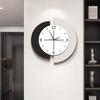 Living Room Creative Wall Clock Modern Light Luxury Clock New Style Clock Simple and Atmospheric Watch Wall Hanging Silent Home