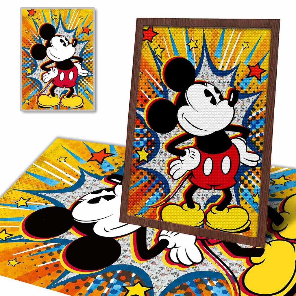 Full Round Diamond Painting Proud Mickey Art Rhinestone Picture Mosaic DIY 5D Cross Stitch Embroidery Home Decoration