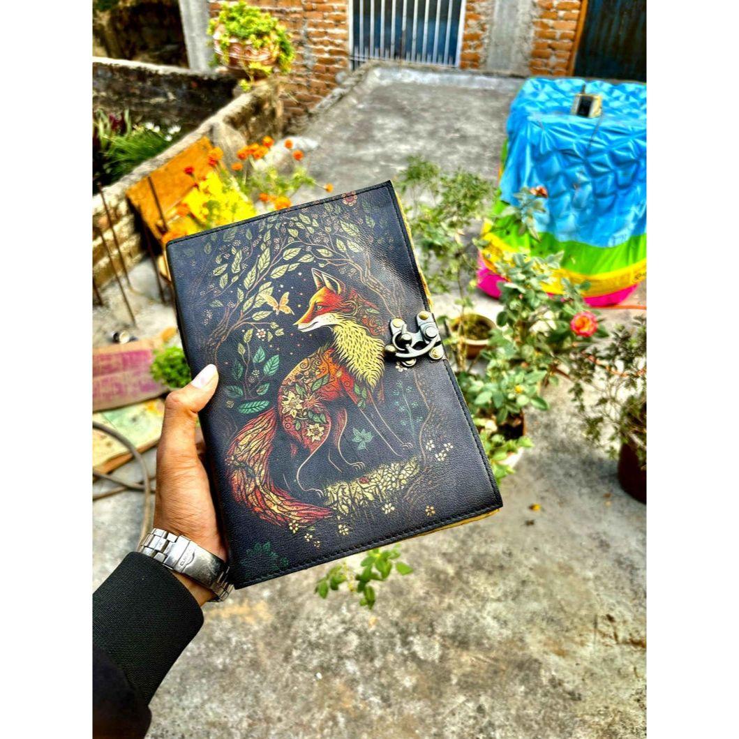 

Кожаный Гримуар – Книга Теней, Журнал для заклинаний | Толстый винтажный блокнот для женщин, писателей | Журналы из бумаги ручной работы в подарок 8 x 6 in - 100 Page