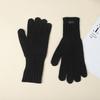 Knitted Gloves for Women In Winter Korean New Style Solid Color Finger Touchable Screen Warm Outdoor Cycling Yarn Gloves