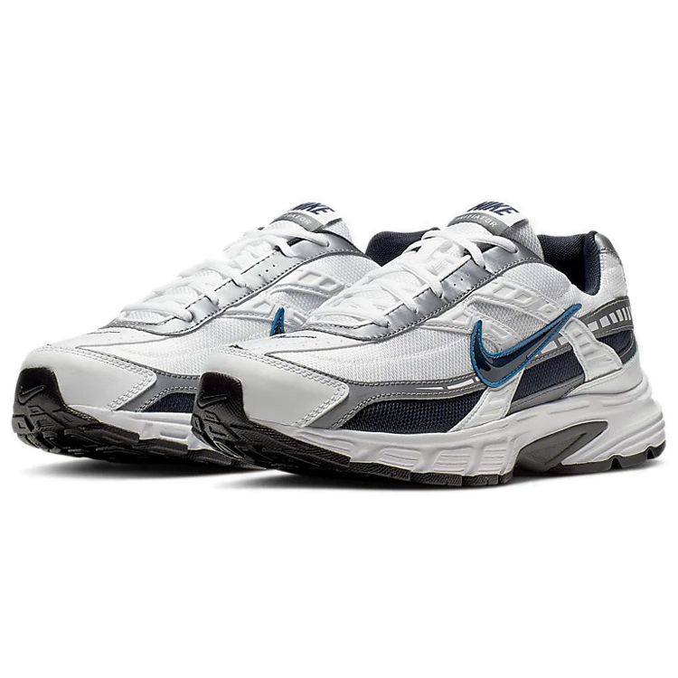 Nike Initiator Metallic Cool Grey Herresneakers Hvit Obsidian 394055-101