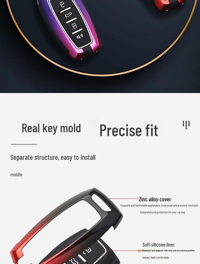 Compatible Key Case for Haval H2S, M6, Sports F7X, Great Wall Cannon F5/H4/H7