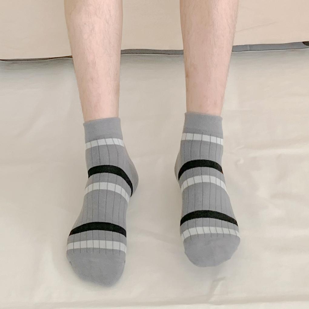 10 Pairs of Men's One Two Ringle Sneaker Socks