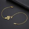  Snake Bracelet for Women Men Stainless Steel Rope Chain Fashion Animal Shape Bracelet Adjustable Jewelry Party Gift