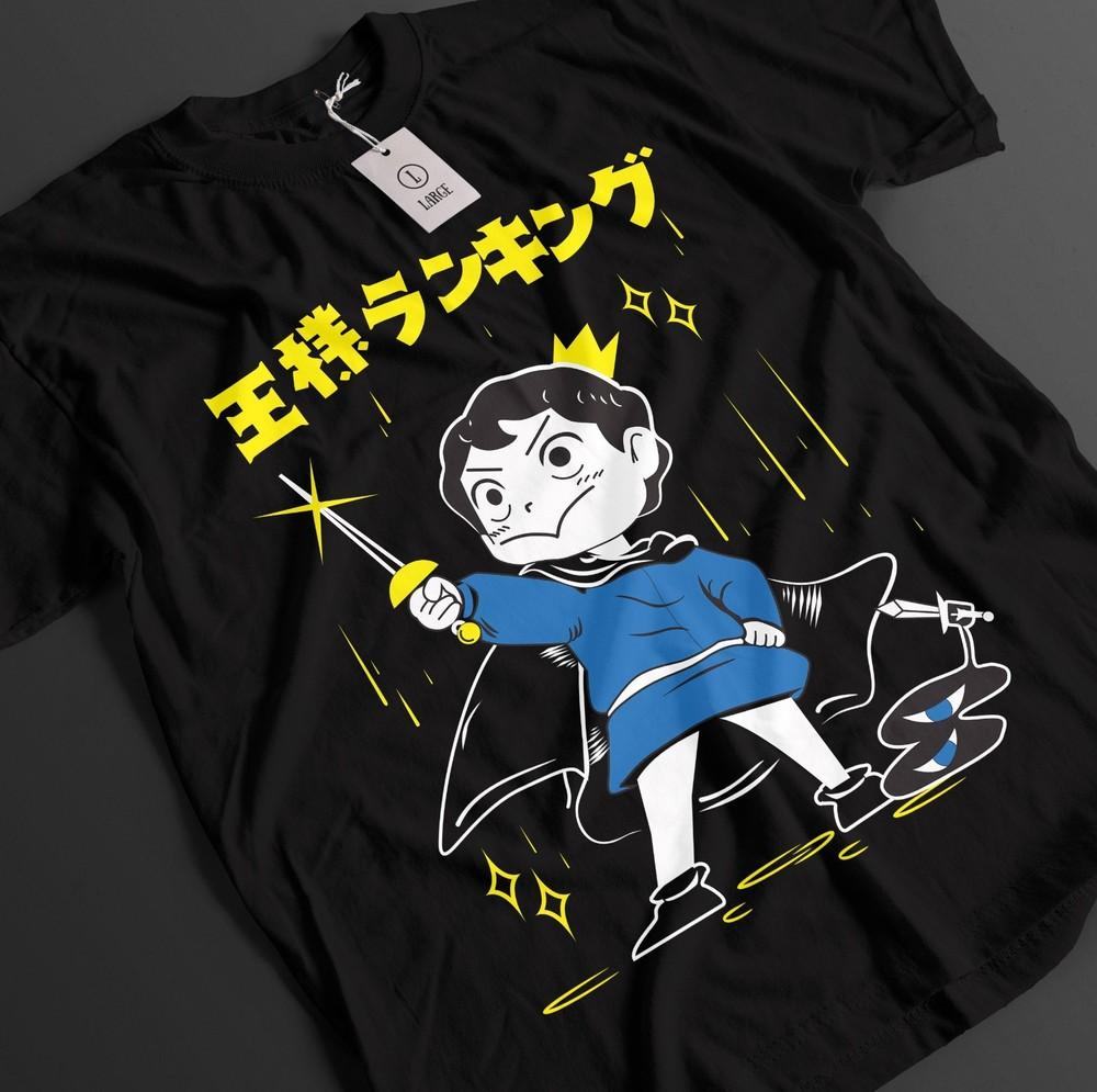 

Ranking Of Kings Shirt Bojji Tshirt Kage T-Shirt Daida Top Hiling King Anime Tee 4XL