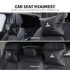 For Mitsubishi 1/2PCS Car Styling Leather Headrest Neck Support Neck Pillow Seat Accessories Lancer ASX Pajero Mirage Attrage WJ4