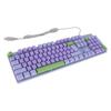 Kabelgebundene Gaming-Tastatur Großdruck Metallplatte USB Beleuchtete Tastatur mit Hintergrundbeleuchtung für Computer Laptop