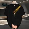 Women Men Cotton T Shirt Round Neck Short Sleeve Print Casual T-shirts