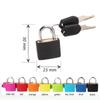 Lightweight Home,Travel Use With 2 Keys Multicolor Small Lock Diarybook Decor Padlock Drawer Lock