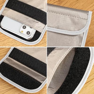 Sac Faraday Bloqueur de Signal pour Téléphone Antivol Bouclier pour Clés Prévention de la Fuite d'Informations Protecteur de Sécurité de Localisation Imperméable