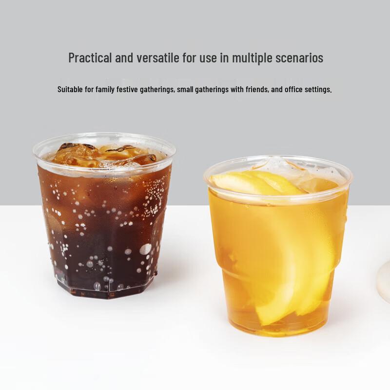 Thickened Transparent Hard Plastic Disposable Cups