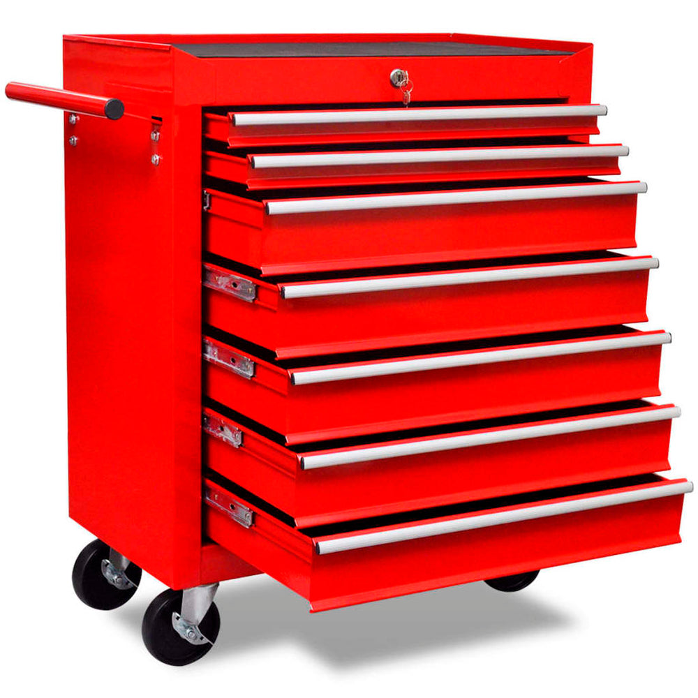 Workshop Tool Trolley with 7 Drawers