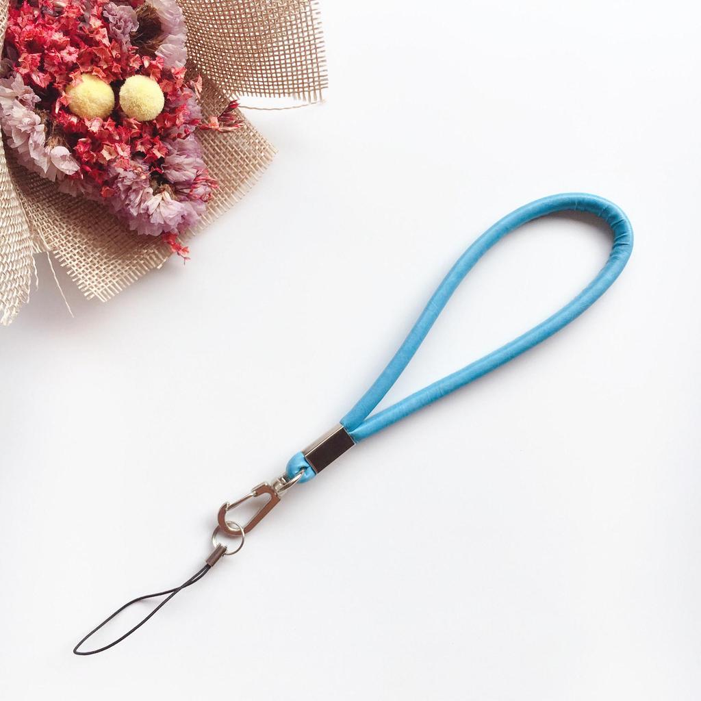 High-Quality PU Leather Unisex Phone Lanyard & Keychain Pendant