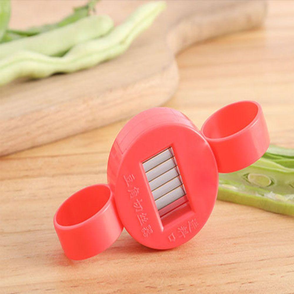 Cooking Helper Gadgets French Bean Slicer Cutters Stainless Steel Vegetable Long Bean Shredder