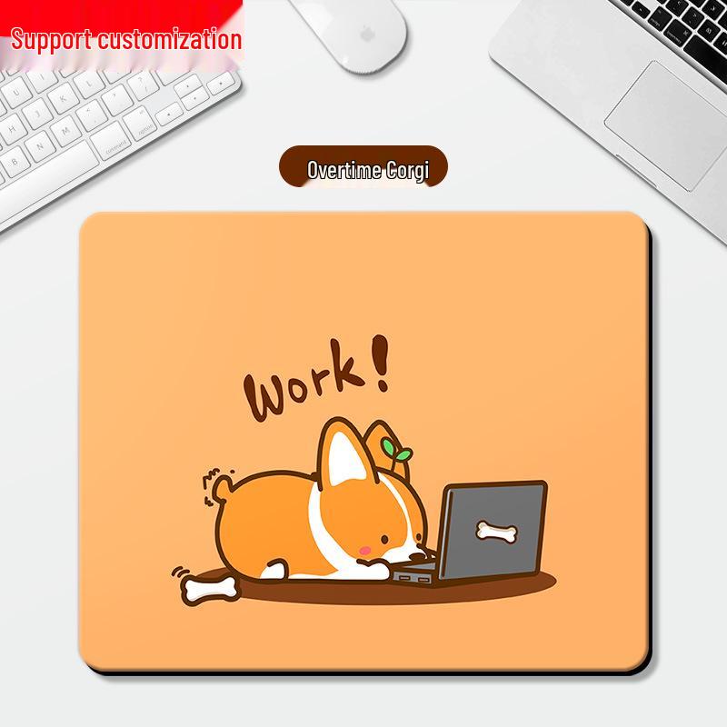 Charming Mouse Pad with Wrist Rest - Cute and Simple Desk Accessory for Girls and Students
