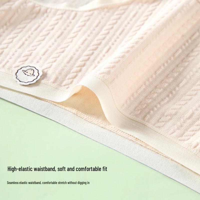 FENTENGCARE Women's 7-Pack Antibacterial Cotton Mid-Waist Panties