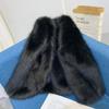 Autumn and Winter Fur Vest Women's Short Fox Hair Fake Hair Artificial Hair Vest Jacket