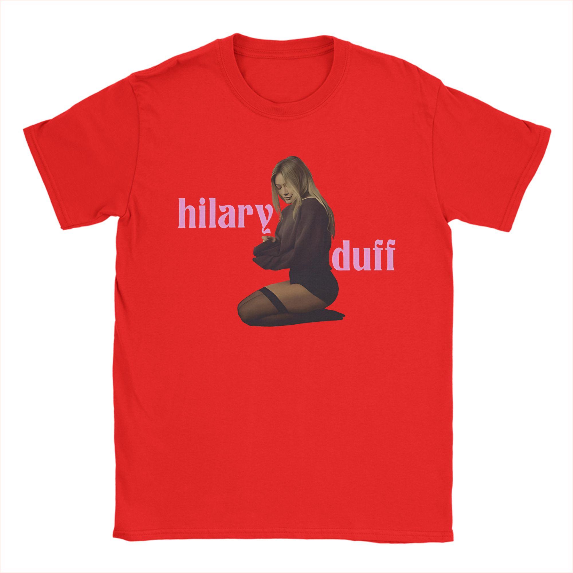 

Hilary Duff Mature Photo T Shirt Summer Cotton T-Shirts For Unisex s Trending Casual Tee Shirt Short Sleeve Streetwear Top Tees S