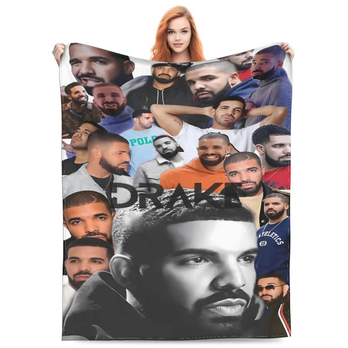

Одеяло Relax Certified Lover Boy Tour 2023 Merch, диван, декоративные музыкальные одеяла Drake, легкая тонкая фланель для дивана