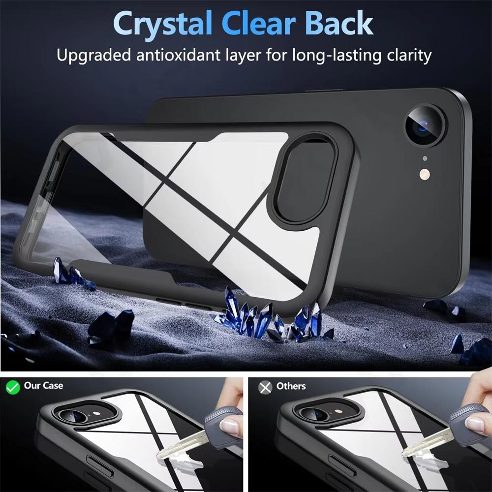 Case For iPhone 16E 2025 16 15 14 11 12 13 Pro Max Plus XS XR 8 Plus 360 Full Shockproof Silicone Screen Protection Phone Cover