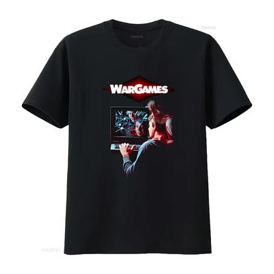 WarGames Cult Movie T Shirt Retro Gaming Design Available In All Sizes Brand New Vintage Washed Graphic Homme Streetwear