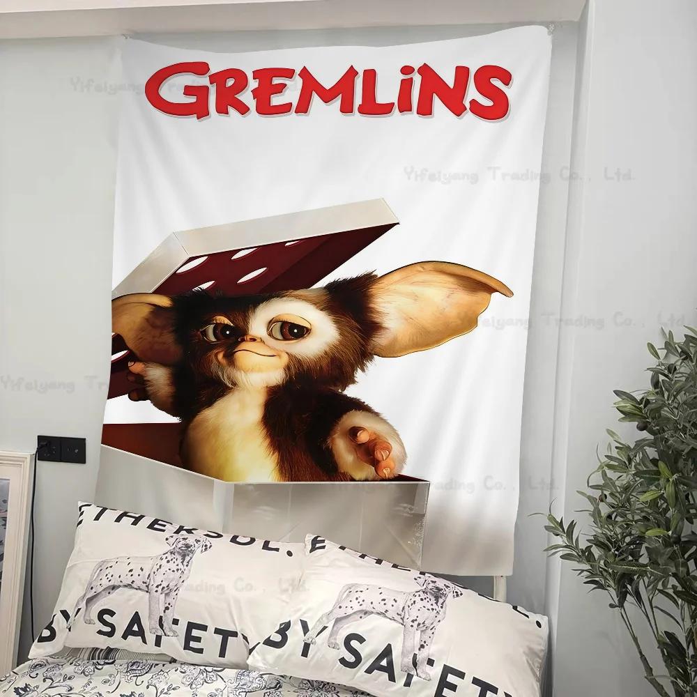 Gremlins Movie Hanging Bohemian Tapestry Hanging Tarot Hippie Wall Rugs Dorm Japanese Tapestry