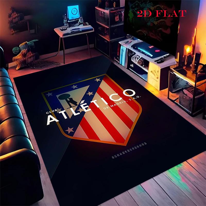 Atleti Carpet Rug for Living Room Bedroom Home Sofa Decoration,Kids play Nonslip Floor Mat