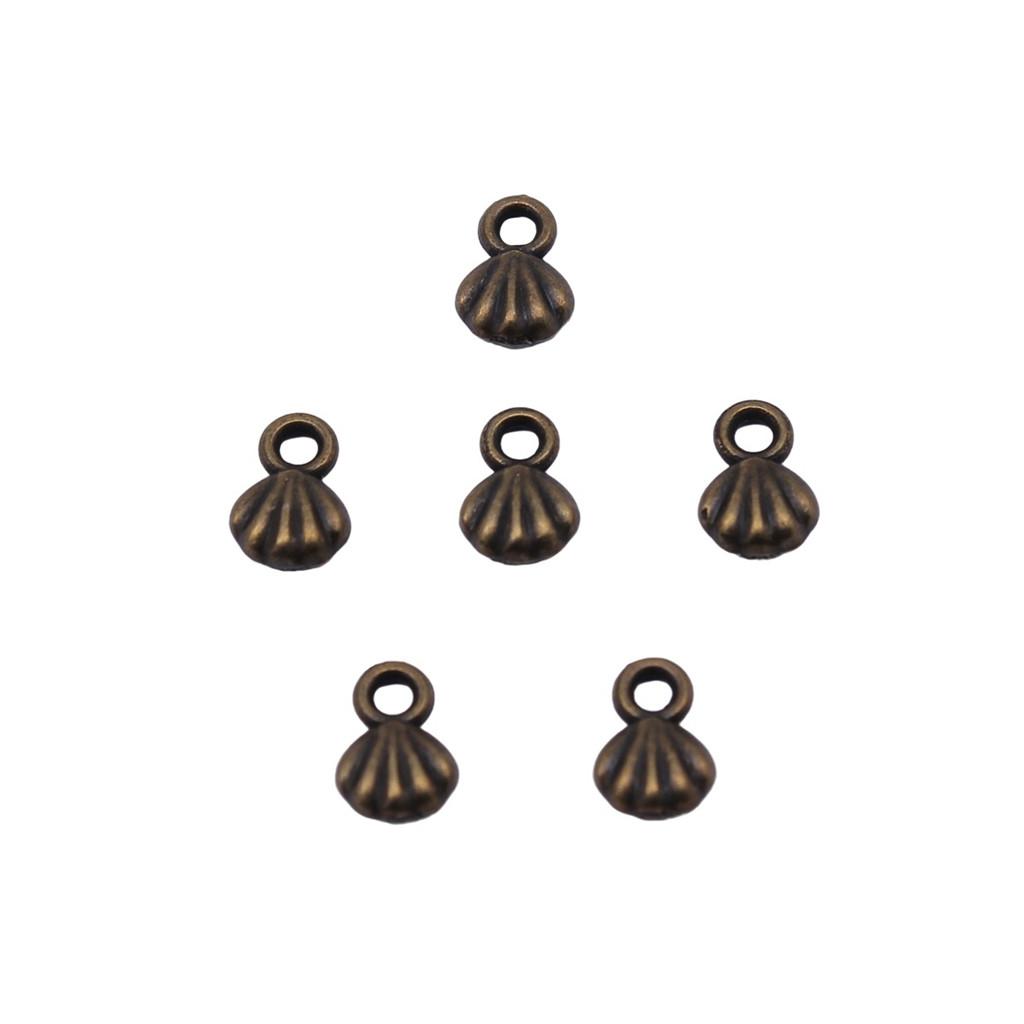 Shell Charms Multi Color Alloy Pendants For Beach Themed DIY Jewelry Accessories