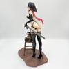 30cm Anime Angriff auf Titan Mikasa Ackerman Figur Stuhl Erwachsene Sexy Mädchen PVC Action Figur Spielzeug Modell Sammlung Puppe Kinder Geschenke