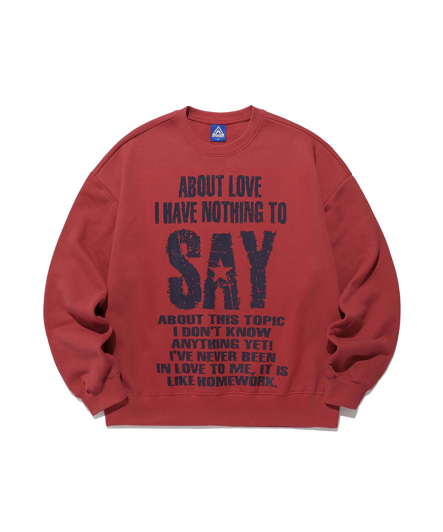 Свитшоты East Coast Say_Красный(Ik2Efmm443A) Red/S