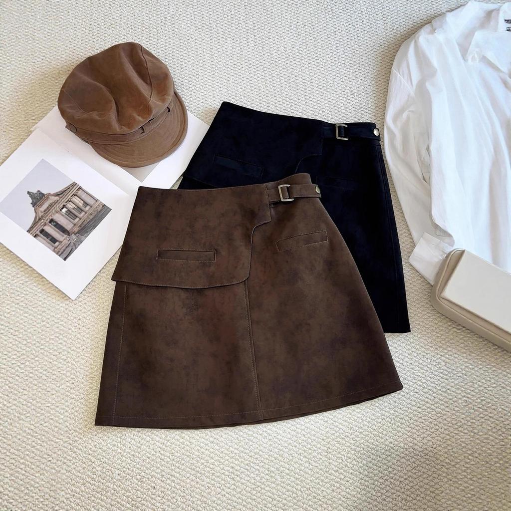 Retro High-Waist A-Linien-Rock mit Futter - Neu für die Herbst/Winter Kollektion 2025
