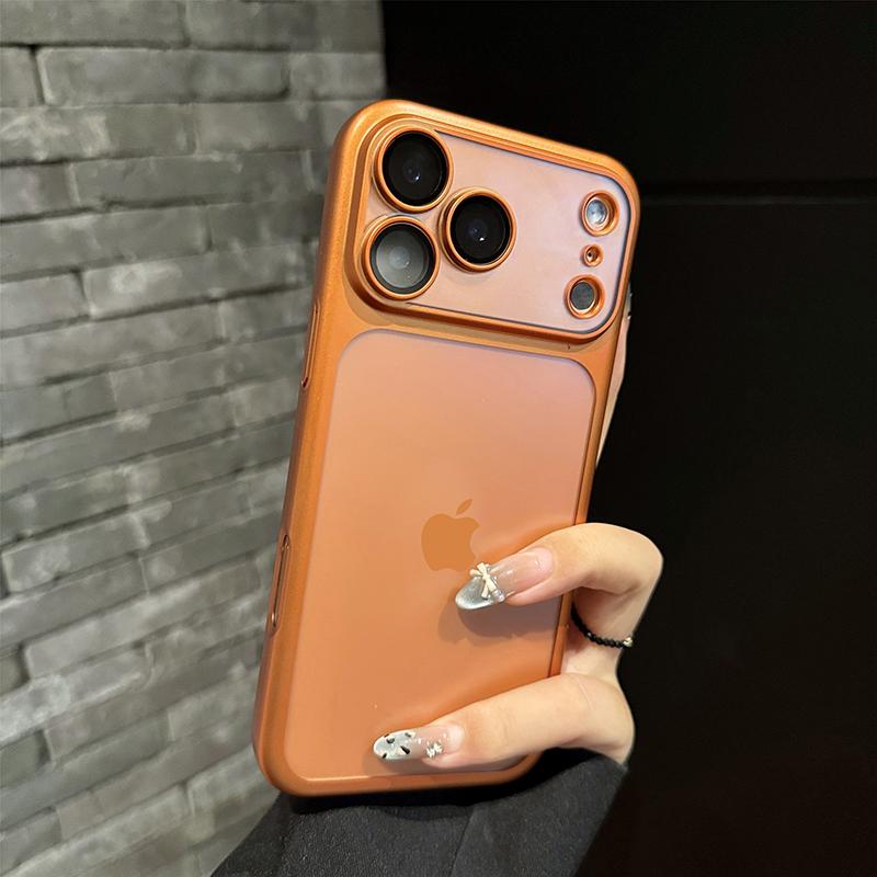 Frosted Thin Original Phone Case For iPhone 17 15 16 14 13 12 Pro Max Air Translucent Shockproof Camera Protection Cover