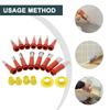 22 Pcs Stainless Steel Caulk Nozzle Applicator with Base Caulking Finisher