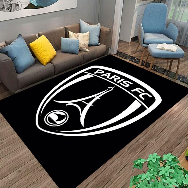 Paris FC Logo Carpet suitable as a non-slip mat for the living room or bedroom sofa