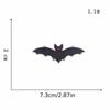 8pcs Halloween Iron On Patches - Embroidered Applique for Clothing, Jacket, Jeans, Dress, Backpack, Hat - DIY Crafts and Repair Patch