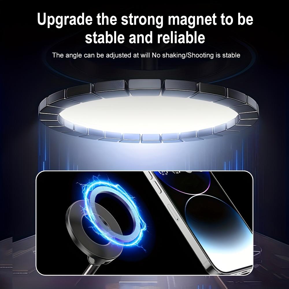 360 ° Rotating Magnetic Phone Holder, Foldable and Retractable, ABS Material, Portable, Suitable for Car/travel/gym/smooth Mirror