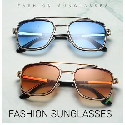 Nowe Trendy Okrągłe Oprawki Modne Okulary Przeciwsłoneczne Damskie Męskie Klasyczne Metalowe Kwadratowe Oprawki Luksusowe Okulary Przeciwsłoneczne Outdoorowe Osłona Przeciwsłoneczna UV400 Gogle