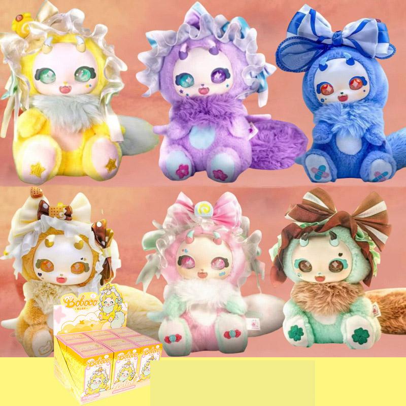 

Плюшевая коробка-сюрприз, 6 стилей плюшевых игрушек-животных, boboco Sweetheart Party Рождественские подарки для детей, милые украшения и брелоки в виде кукол-животных 6-piece set (no duplicate