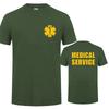 EMT Paramedic Emergency Medical Services T Shirt Men Casual T-shirt Short Sleeve Mans Cool Tops Man Cotton Short Sleeve Summer