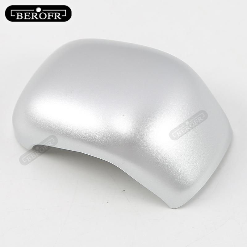 For Chery Tiggo 8 2018 Car Gear Head Shift Knob Handle Cover Trim Sticker ABS Shift head cover Carbon fibre Matte silver