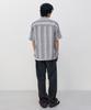 INSILENCE Double Cloth Check Shirt Grey